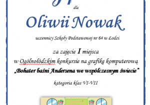 Dyplom Oliwii